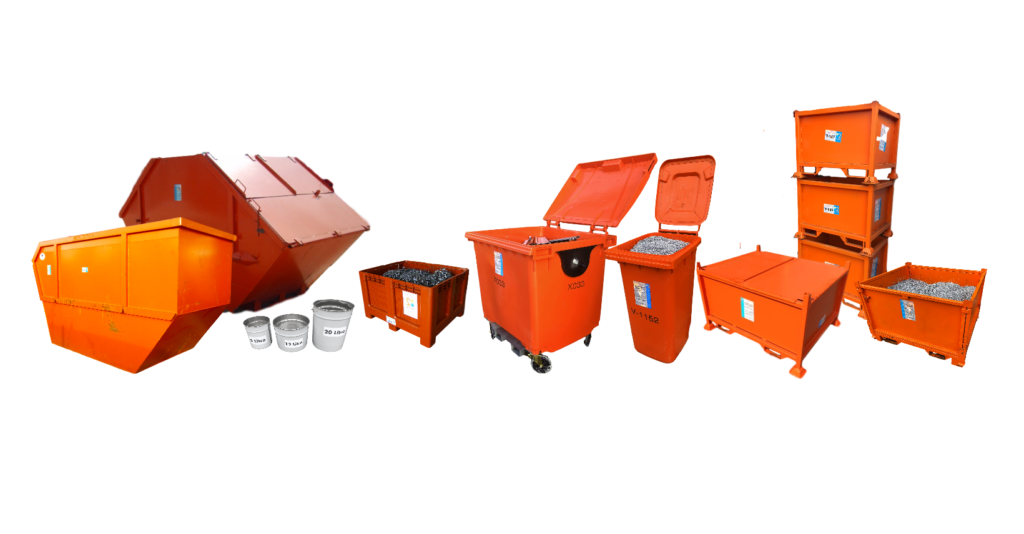 Free scrap metal Recycling bins & skips 2 Recycling Ltd